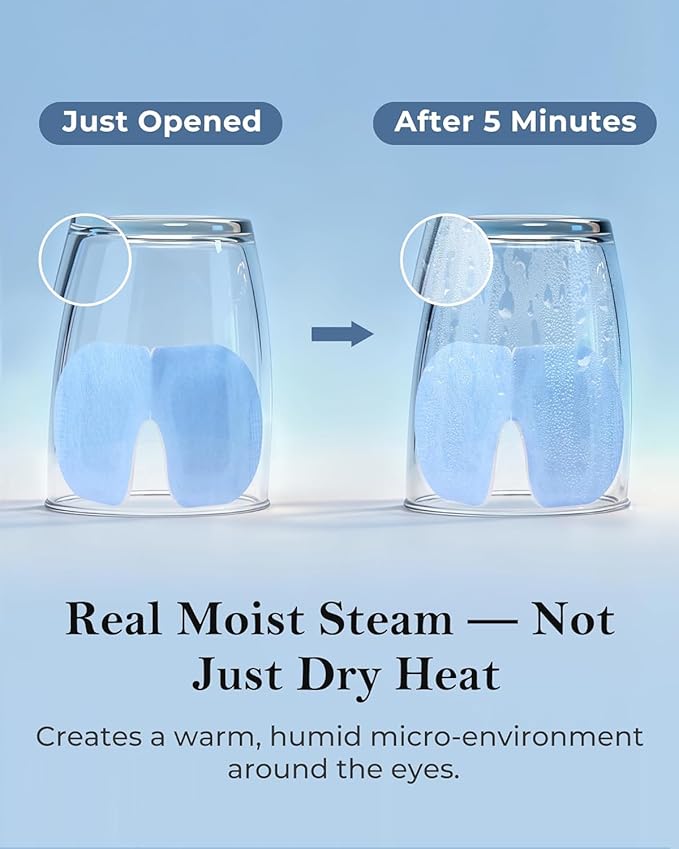 FACEMOON 10 Packs Steam Eye Mask