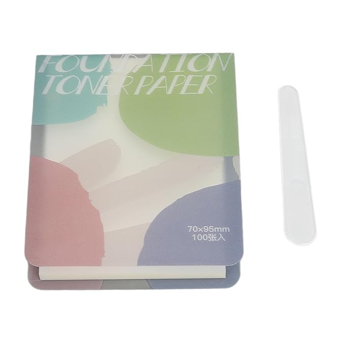 Makeup Mixing Palette, 2pcs Liquid Palette Paper Disposable Makeup Coloring Paper with Mixing Stick