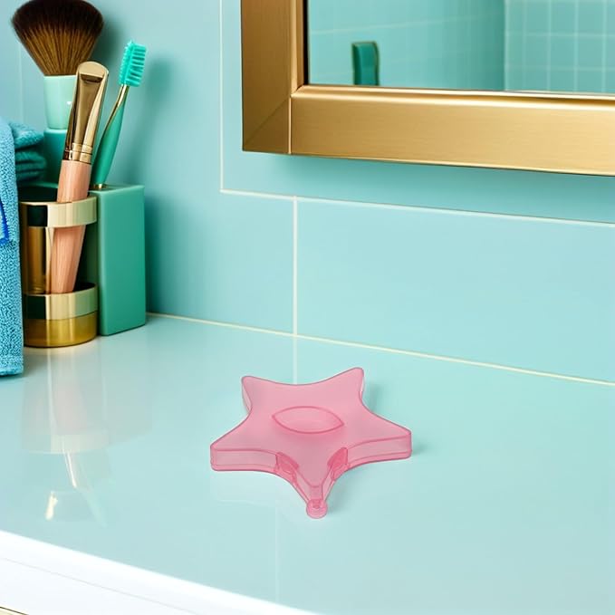 12pcs Star Shape Eyelash Storage Case Set Colorful False Eyelashes Organizer for Travel and Makeup Storage