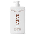 Native Sulfate Free Body Wash Contains Naturally Derived Ingredients | for Women & Men| Coconut & Vanilla, 36 oz