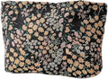SxoSyo Flowers Makeup Bag for Women, Embroidery Cosmetic Bags