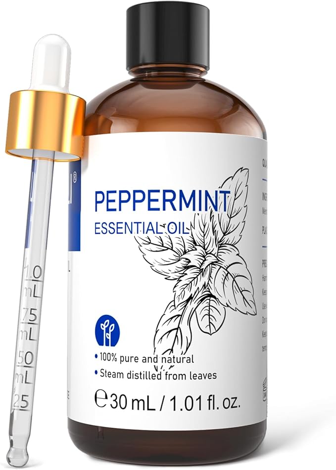 HIQILI Peppermint Essential Oil for Hair, Skin Care, Aromatherapy