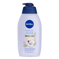 NIVEA Pampering Coconut and Almond Milk Body Wash, 20 FL OZ
