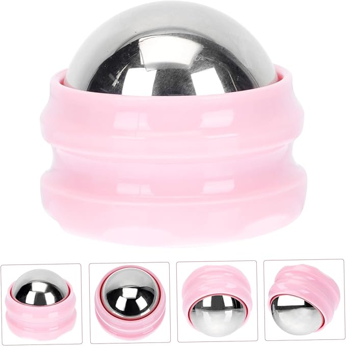 GLEAVI Ice Globes for Facials Mini Massage Roller Ball Face Massager Pressure Point Tool Face Rolling Massager Body