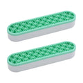 ESIW 2 PCS Multi-Purpose Cosmetic Storage Box, Desktop Organizers Silicone Make Up Brush Storage Stand, Desktop Storage Box for Eyeliner Pencil, Art Supplies, Painting Brush (Green)