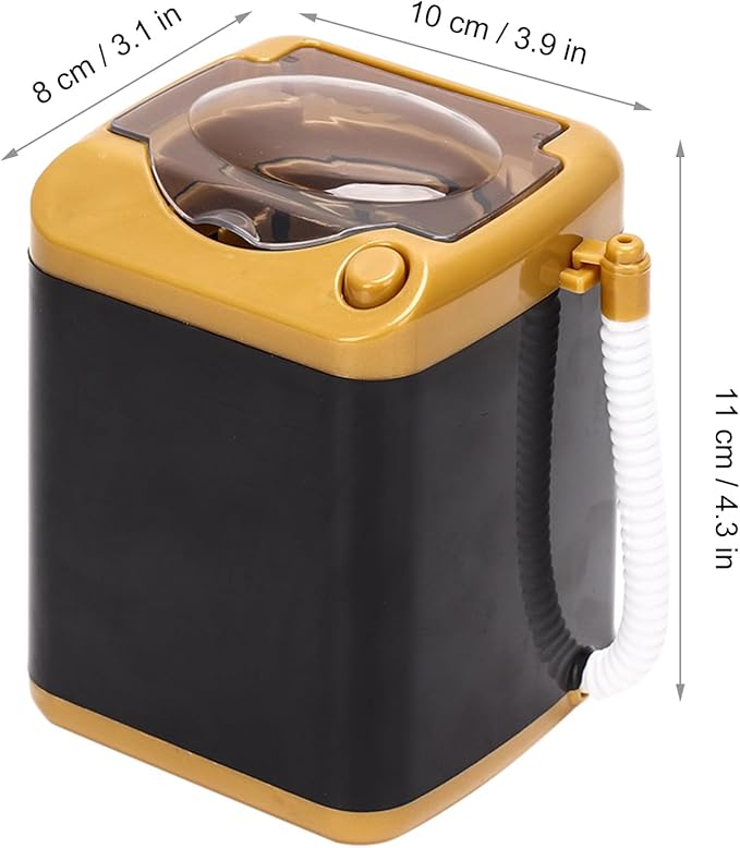 toy working washing Kids Toy Gift Cleansing Children Electric Mini Quick Dry Cleaning Washing Machine Cosmetic Washer - Tool