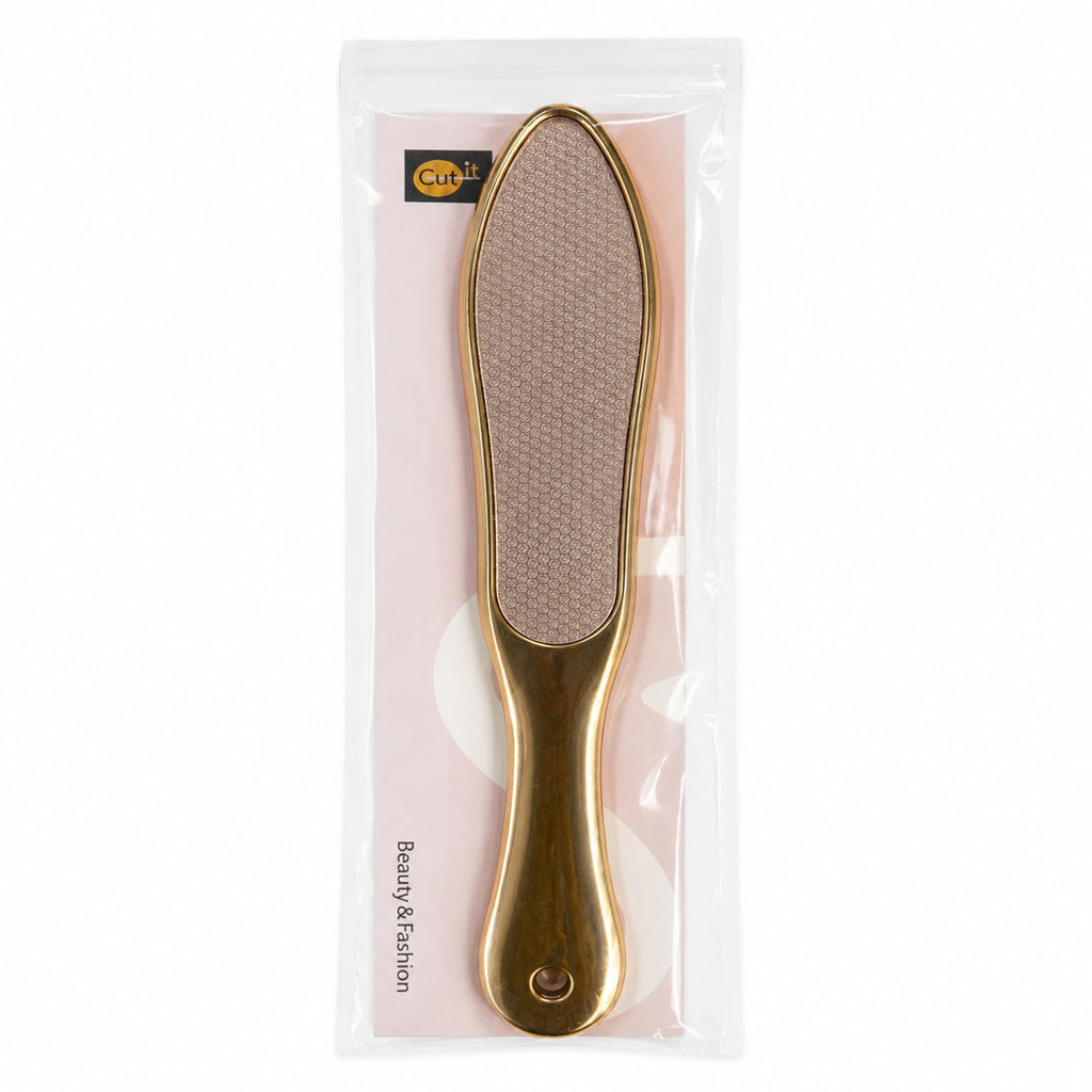 10.4'' Double Sided Nano Glass Foot File Callus Remover, Glass Foot File Heel Scraper for Cracked Heels, Washable Foot Rasp for Wet and Dry Feet - Foot Scraper for Shower Use