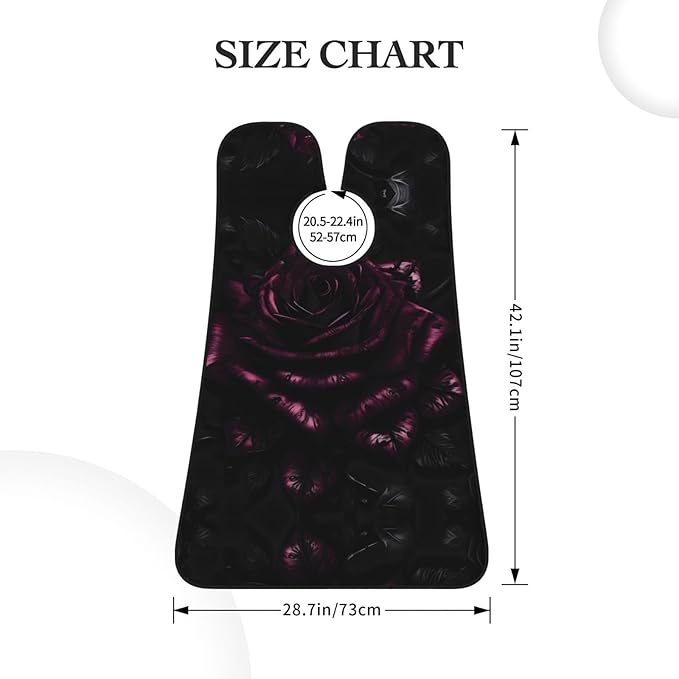 Pinks Cherry Blossoms Print Beard Bib Shaving Apron, Beard Hair Trimming Cape Gift For Dad