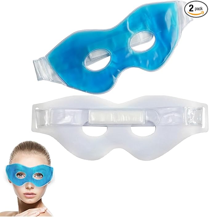 Sport Emblema Disposable Non-Woven Eye Mask Sleeves, 2 Pcs – Soft Breathable Fabric Covers for Reusable Cooling Eye Mask,Designed for SportEmblema Hot Cold Therapy Masks