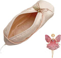 CECKQUE Ballet Pointe Shoe Makeup Bag Dance Recital Gifts for Girls