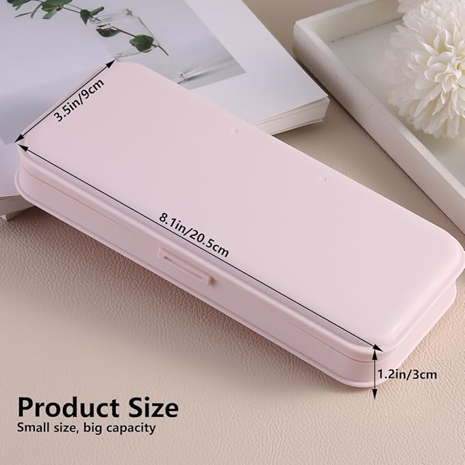 FSpronail Nail Art Tool Storage Box, Plastic Manicure Tool Box, Manicure Efile Accessories Drill Kit Case, Beauty tool Case, Tweezers Container, Travel Salon Home, Nail Implement for Esthetician -Pink