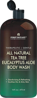 Tea Tree Eucalyptus Body Wash & Skin Cleanser for Women & Men, 16 Fl Oz