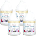 Ginger Lily Farms Botanicals Soothing Butter Lotion for Dry, Sensitive Skin, 100% Vegan & Cruelty-Free, Fragrance Free, 1 Gallon (128 fl oz) Refill (Pack of 4)