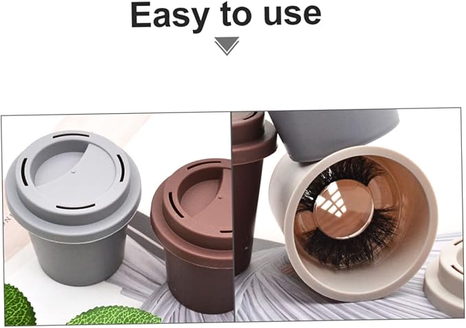 Happyyami 3pcs Assorted False Eyelash Storage Box Lash Holders Portable Eyelash Organizer for Easy Storage and Daily Use for Makeup Lovers