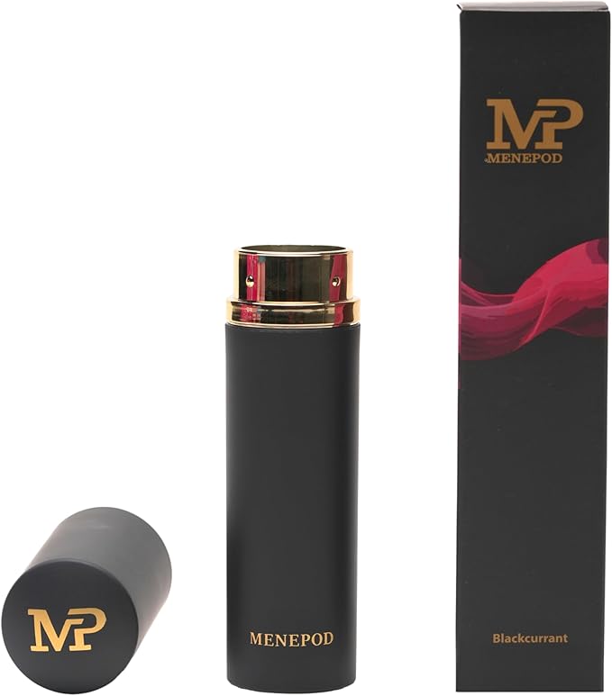 Menepod Luxury Tampon Holder For Purse,Cigarette Case,Pad and Bag Storage,Feminine Care,Discreet Travel Essentials Organizer Accessory Ideal for Women, Ladies, and Girls (Black)