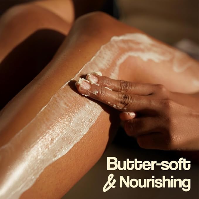 AKWAABA Whipped Shea Butter (Fragrance-Free) – Nourishes & Moisturizes | Made with Shea Butter | No Dyes & Parabens | 12 oz / 340 g