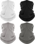 ROXUN Neck Gaiter, 4 Pack Summer Cooling Breathable Face Mask for Outdoors