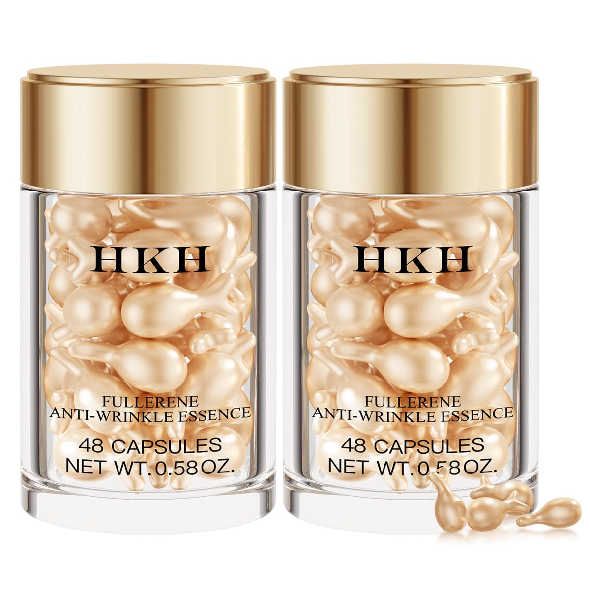 HKH Pro-Retinol Face Serum Capsules – 96 Capsules - Travel-Friendly