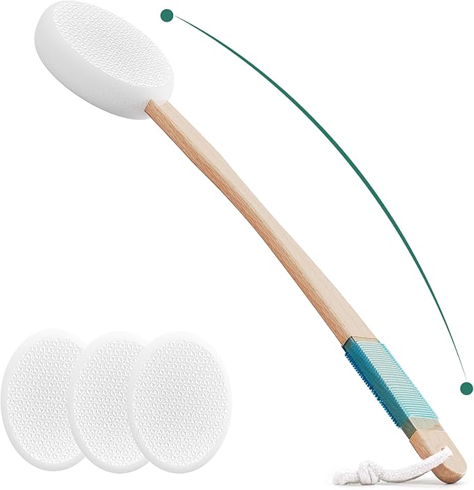 Svarvns Back Lotion Applicator with 4 Replaceable Pads