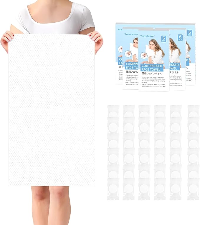 11.8in x 21.3 in Compressed Towels Thicker Style Magic Disposable Face Compressed Towel, Portable Washcloth Reusable for Travel Home, Outdoor Sports, Beauty Salon