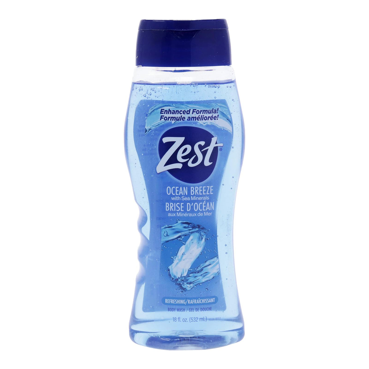 Zest Invigorating Body Wash - Ocean Breeze for Unisex - 18 oz Body Wash