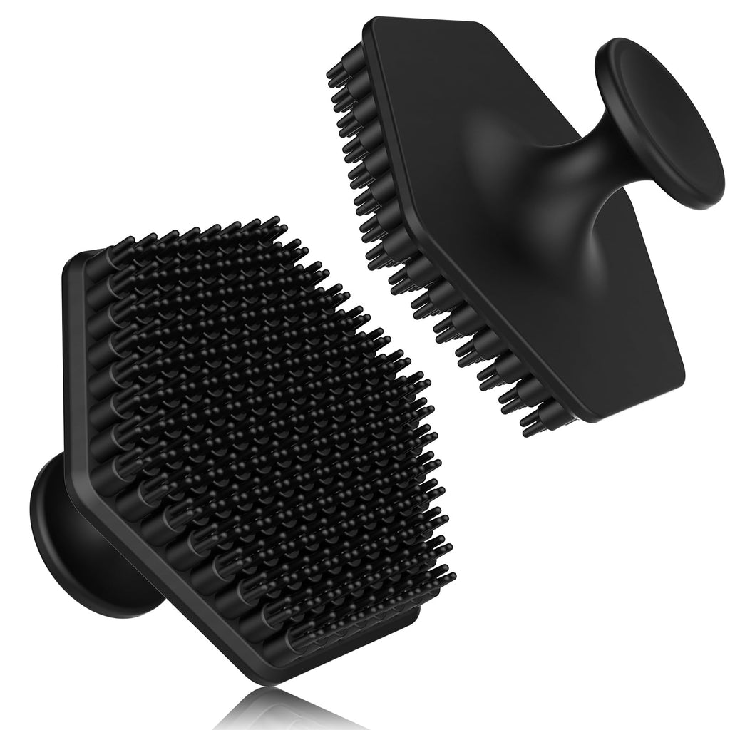 VWMYQ Silicone Face Scrubber for Men, Gentle Exfoliator Pad & Massager, Facial Cleansing Brush Silicone Face Wash Brush Removes Dead & Dry Skin