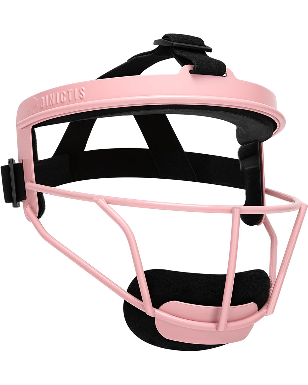 Dinictis Softball Face Mask, Lightweight, Comfortable, with Wide Field Vision, Durable and Safe Face Guards, Premium Protective Softball Fielder's Mask-Pink-Adult(L)