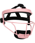 Dinictis Softball Face Mask, Lightweight, Comfortable, with Wide Field Vision, Durable and Safe Face Guards, Premium Protective Softball Fielder's Mask-Pink-Youth(M)