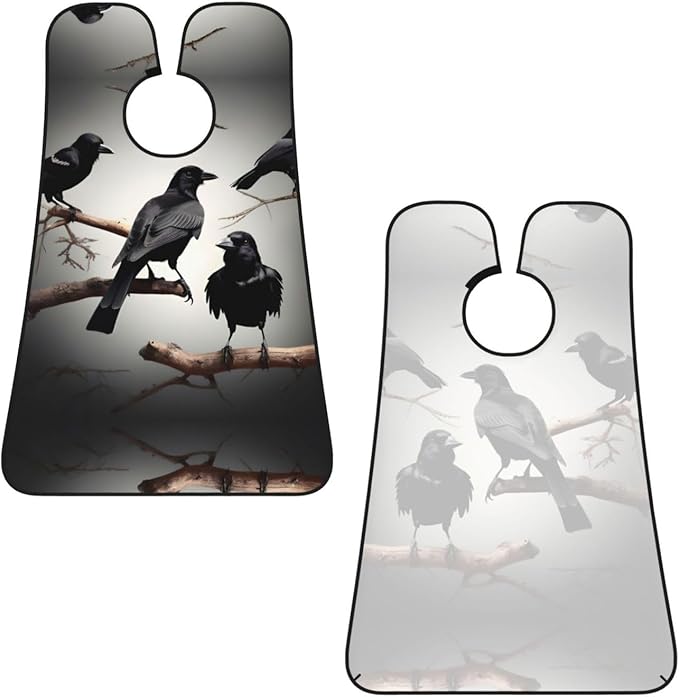 Ice Hockey Print Print Beard Bib Shaving Apron, Beard Hair Trimming Cape Gift For Dad