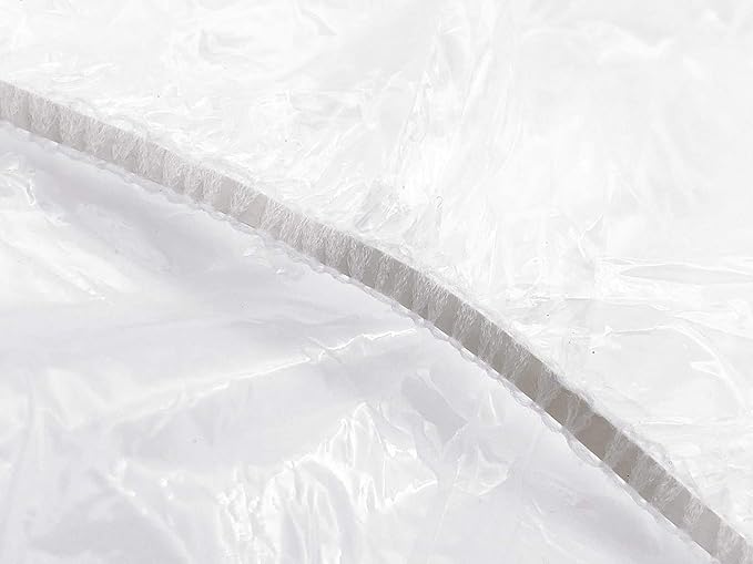 Colortrak Professional Bouffant Processing Caps, Single Use, Contain Hair During Perms, Conditioners, Relaxers, and Coloring, Extra Large, Clear Plastic, Usable as Shower Cap, 100 Per Pack