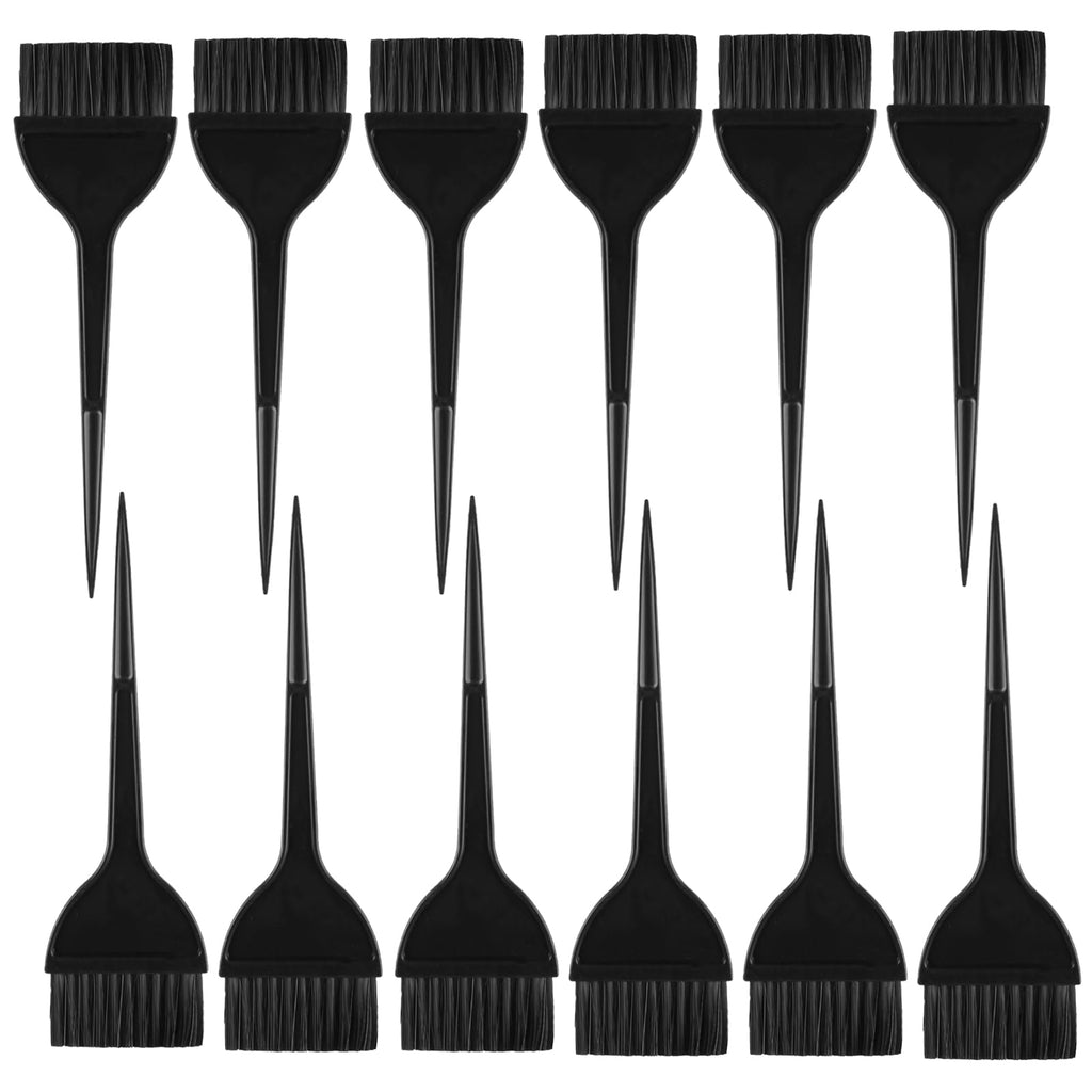 12 Pcs Hair Dye Brush Applicator Kit, Large Flat Head Hair Color Brushes for Women Men, Hair Coloring Brush SetHair Dye Applicator Brushes, Tint Dyeing Dying Tools Kits