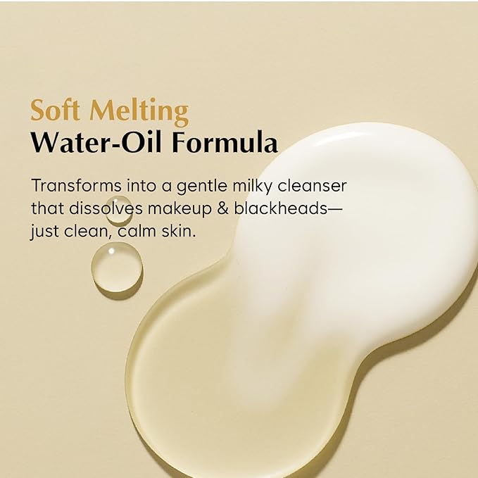 MIDHA Rice Cleansing Oil 5.07fl.oz/150ml, Gentle Makeup Remover, Hydrating & Lightweight – Plant-Based, Moisturising First-Step Cleanser for Balanced Skin with Residue-Free, Sebum Care Formula