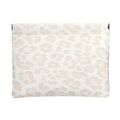 Ksriylm Leopard Leather Small Makeup Pouch for Women,Cosmetic Accessories,Waterproof and Portable Cosmetic Bag,Self-closing, No Zipper, Aesthetic Storage Pouch,Lipstick for Purse,Light Yellow