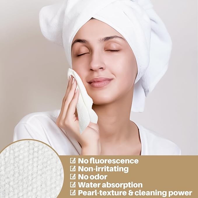 RAQEHO 100 Compressed Towel Tablets - Face Towels Disposable for Travel