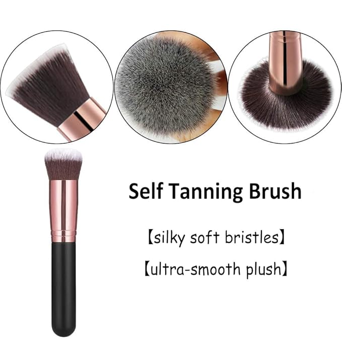3 Pack Self Tanner Mitt Applicator Kit - Premium Sunless Tanning Mitts & Gloves Set with Double-Sided Waterproof Design for Streak-Free Application