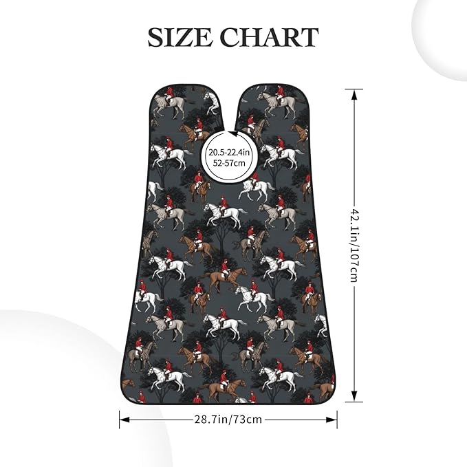 Beard Trimming Hair Catcher, Vintage Running Horses Trees Shave Bib, Non-Stick Bib Apron Waterproof, Shaving Tool for Men for Husband Father’s Day