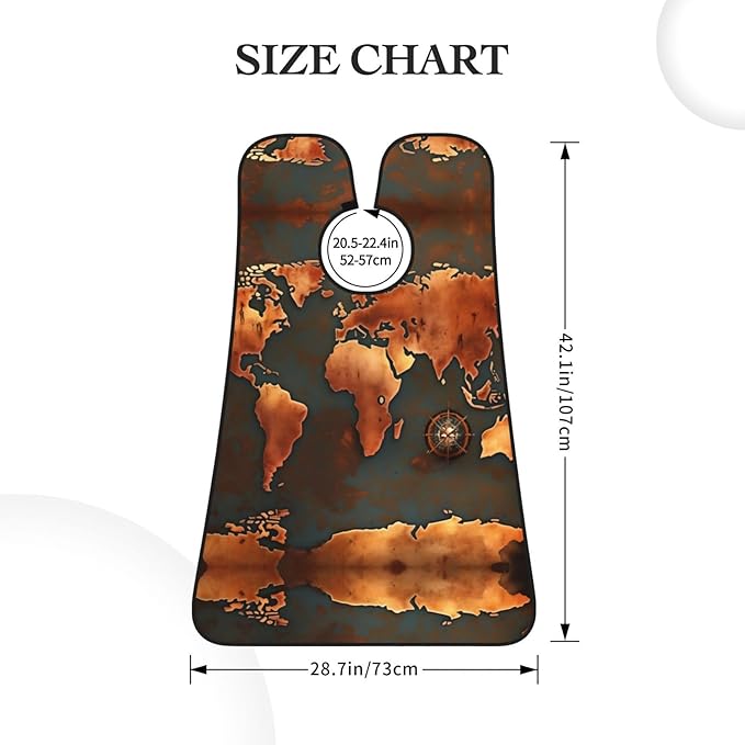 Abstract Paint Splashes Print Beard Bib Shaving Apron, Beard Hair Trimming Cape Gift For Dad