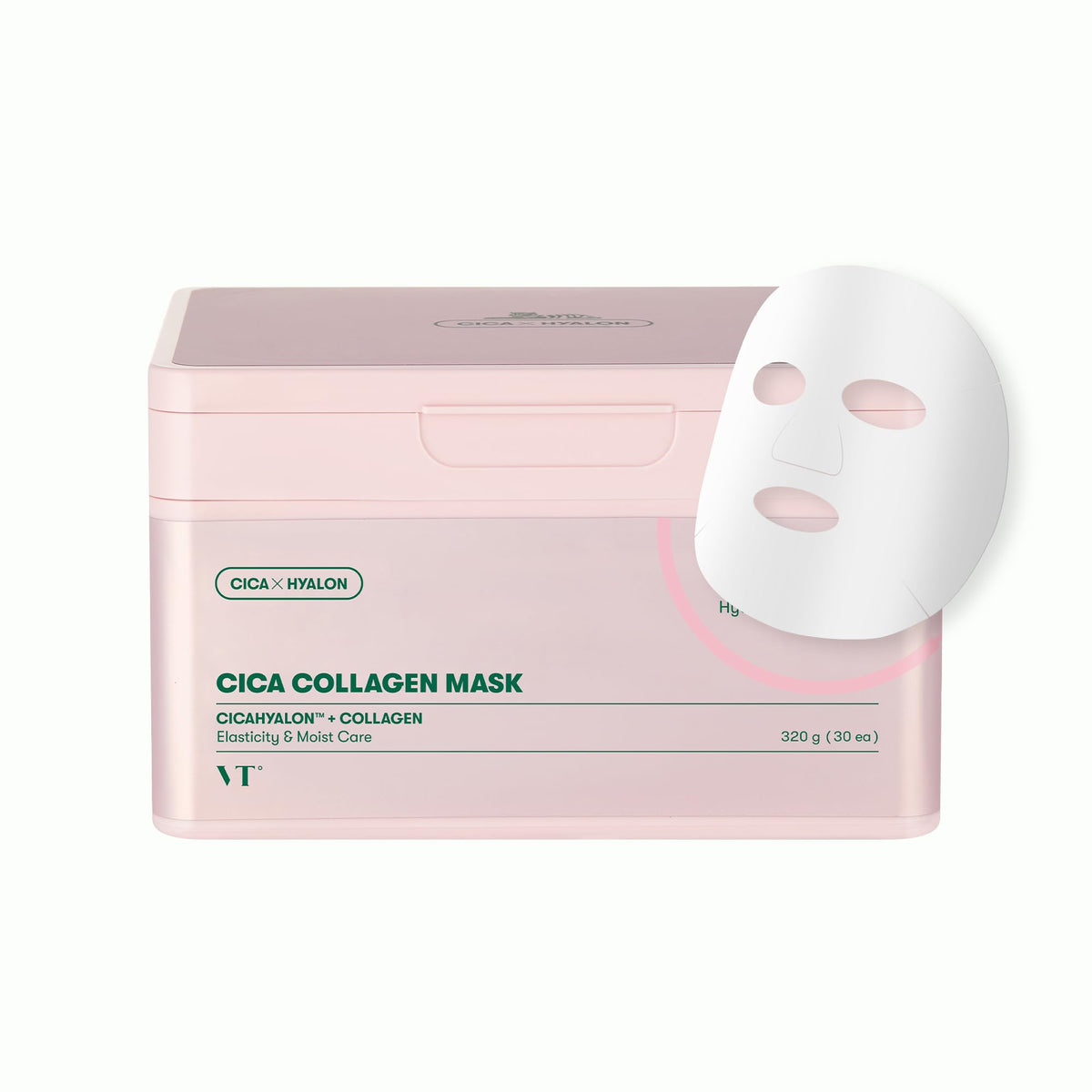 VT COSMETICS CICA Collagen Daily Mask, 30 Sheet Masks