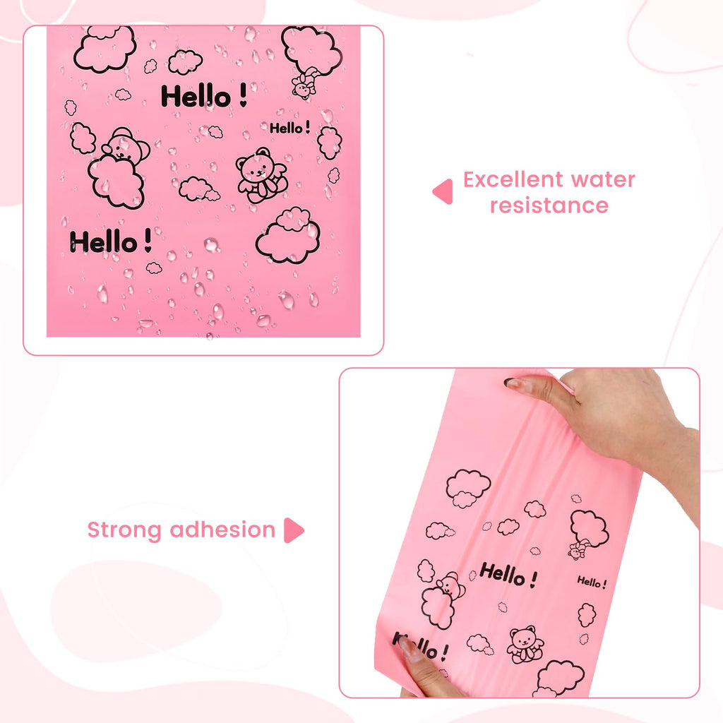 100 Pcs Pink Sanitary Napkin Disposal Bags for Pads Privacy Protection