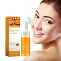 HuaQing Glow Wash Turmeric Face Wash With Brush,Deep Cleansing Exfoliating Foaming Facial Cleanser.