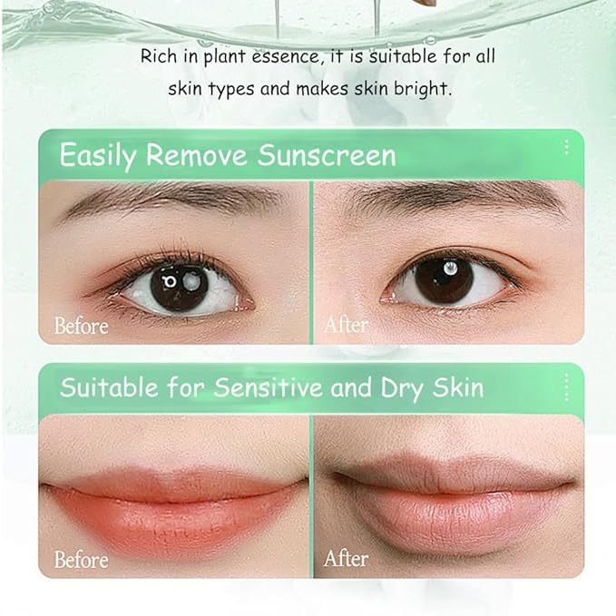 Cleansing Oil Mini Travel-Friendly, Natural Makeup Remover Portable 20pcs Gentle Moisturizing Cleansing Oil for All Skin Types, Travel with (Camellia)