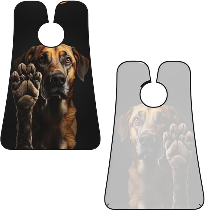 Ice Hockey Print Print Beard Bib Shaving Apron, Beard Hair Trimming Cape Gift For Dad