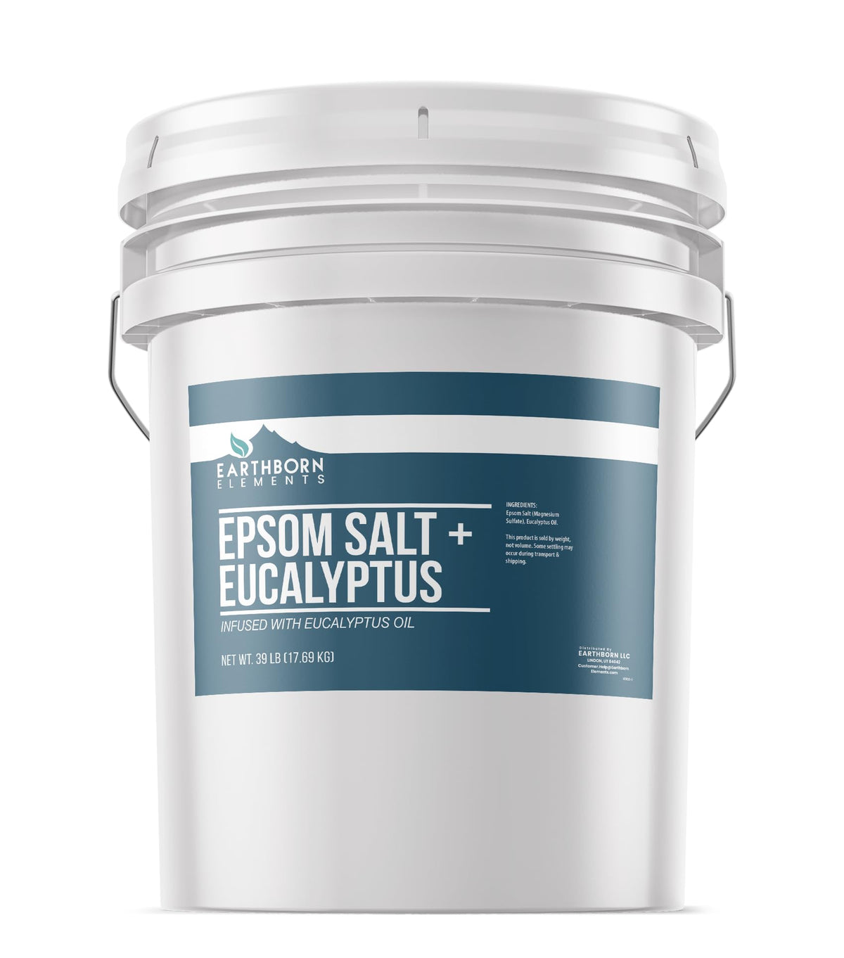 Earthborn Elements Lavender Epsom Salt, Infused with Essential Oil, Always Pure (1 Gallon)