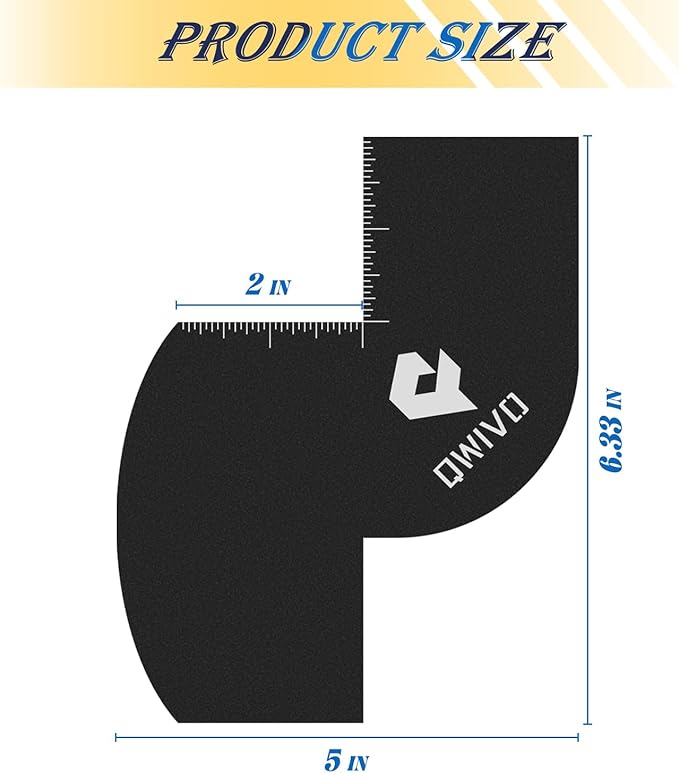 C Cup Barber Tool Sideburn Lineup Card Hairline Detail Stencil Shield