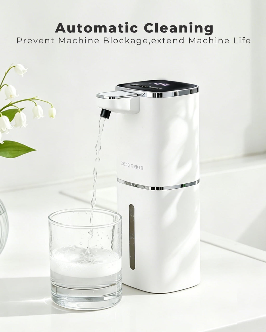 DODO MEKIA Automatic Foaming Soap Dispenser, USB Rechargeable