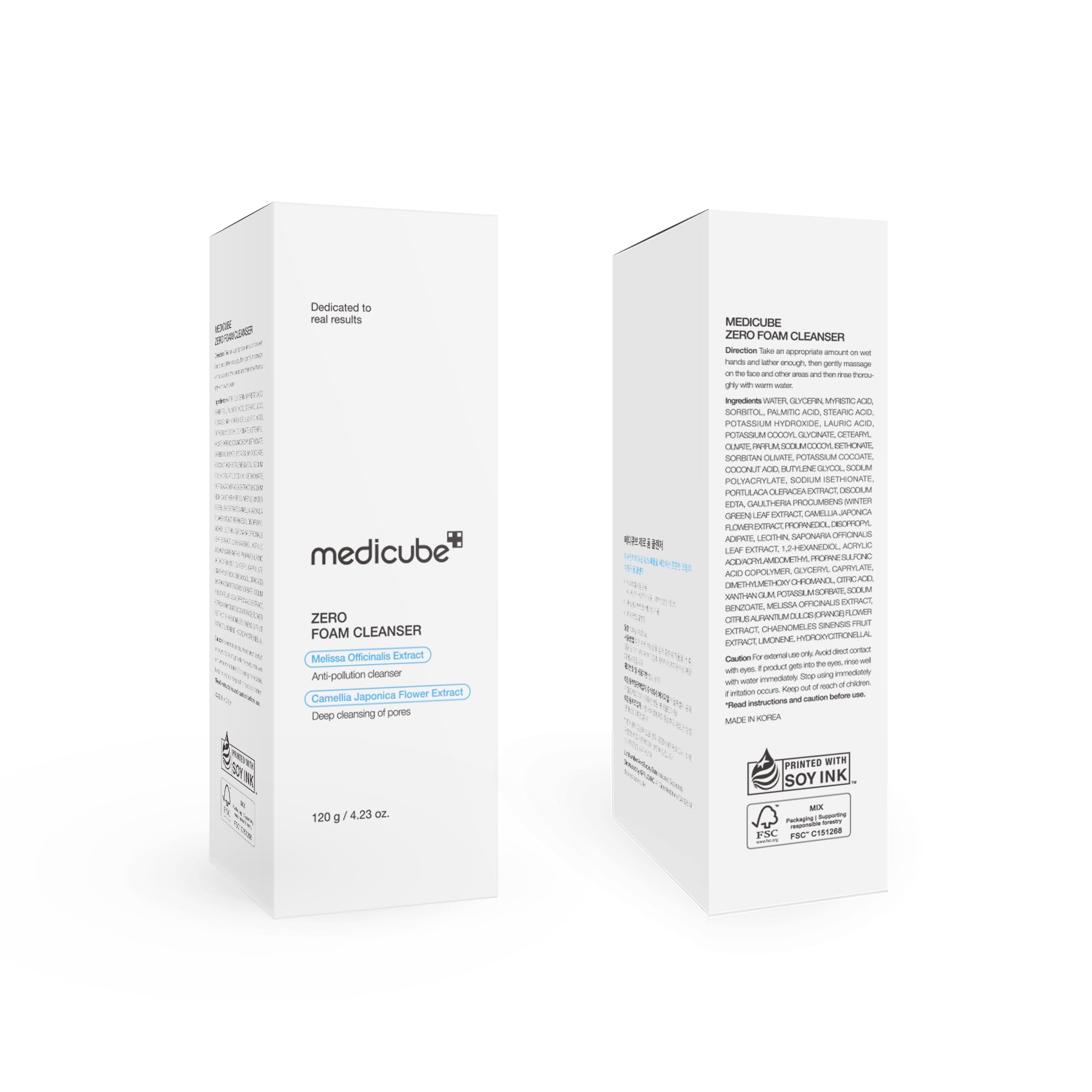 medicube Facial Cleanser Zero Foam Cleanser for Pore & Excess Oil Care