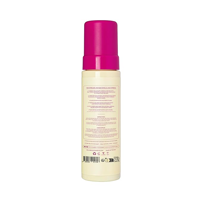 Coco & Eve Bali Bae Self Tan Set (Medium). All Natural Sunless Tanning Mousse. Instant Self Tanning Lotion with Bronzer, Mitt Applicator, Kabuki Brush and Back Applicator for Flawless Application