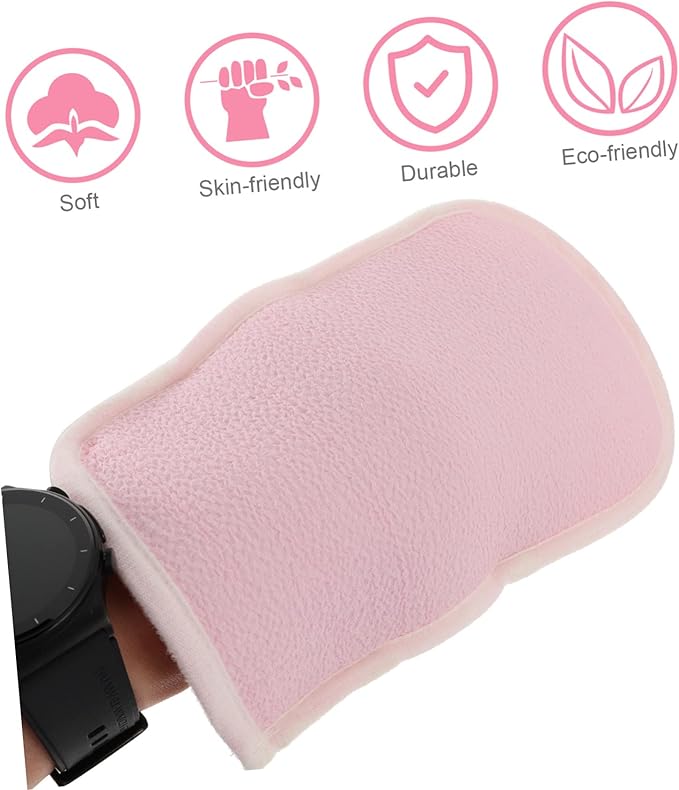 LIFKOME 2pcs Exfoliating Bath Strap Scrubber Back Cleaning Glove for Deep Cleansing and Relaxation for Spa Massages and Daily Bathing