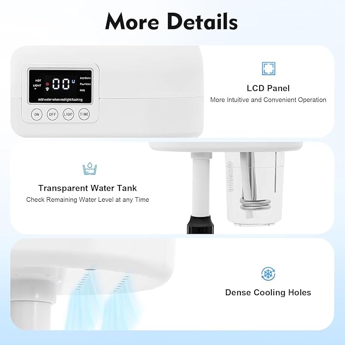 Professional Facial Steamer, Hot Mist Spray & Ozone, Face Steamer with Timer Function, Vaporizador Facial Steamer Machine for Estheticians, Home & SPA Salon