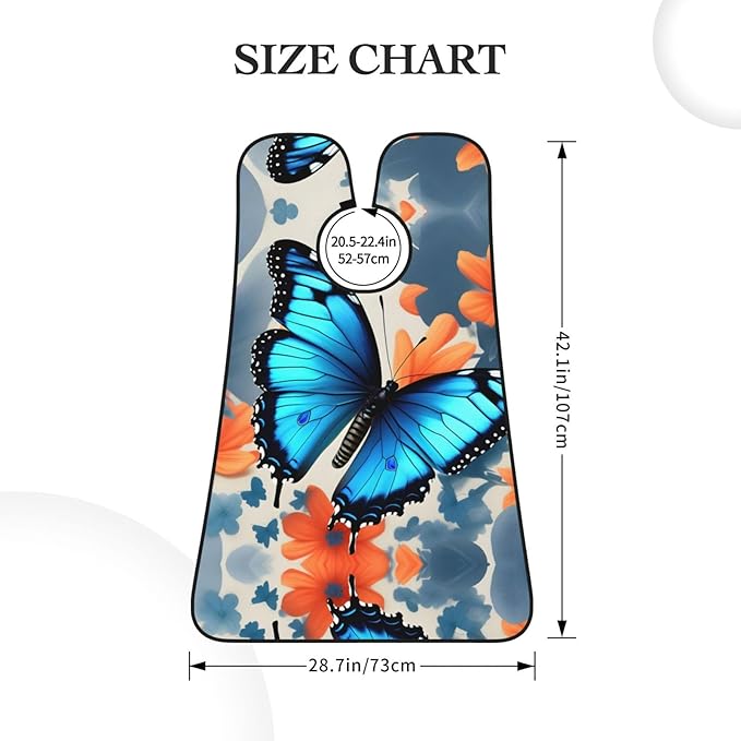 Colorful Giraffe Fans Lovers Print Beard Bib Shaving Apron, Beard Hair Trimming Cape Gift For Dad